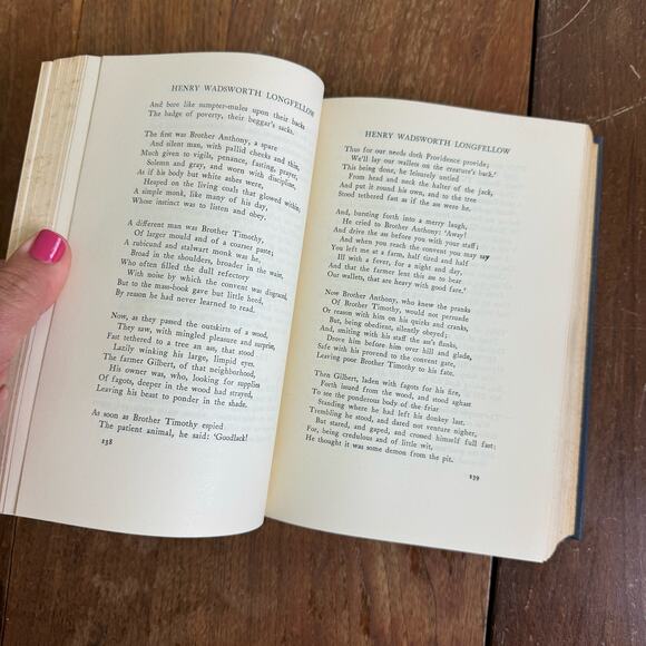 The Oxford Book Of American Verse Hardcover 8th Printing 1962 Poe Hemingway - Picture 9 of 11